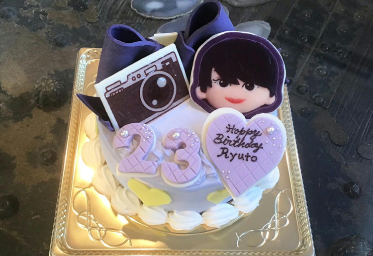 デザインケーキ　チョコクラフト　プリント　