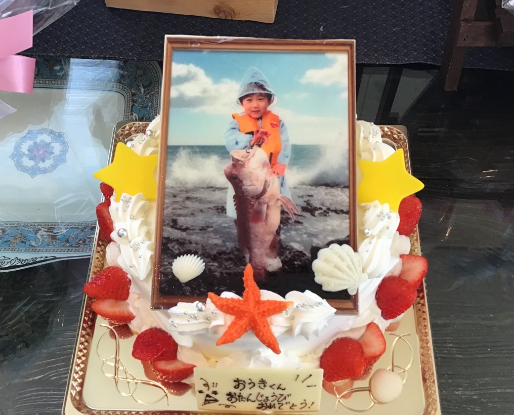 高松市パティスリーグレース　写真ケーキ　フォトケーキ　プリントケーキ