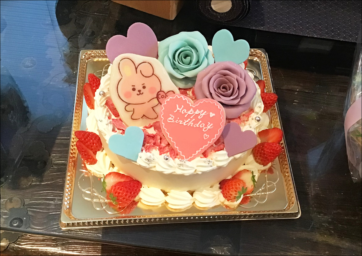 香川県高松市　パティスリーグレース　バラケーキ　クッキーケーキ