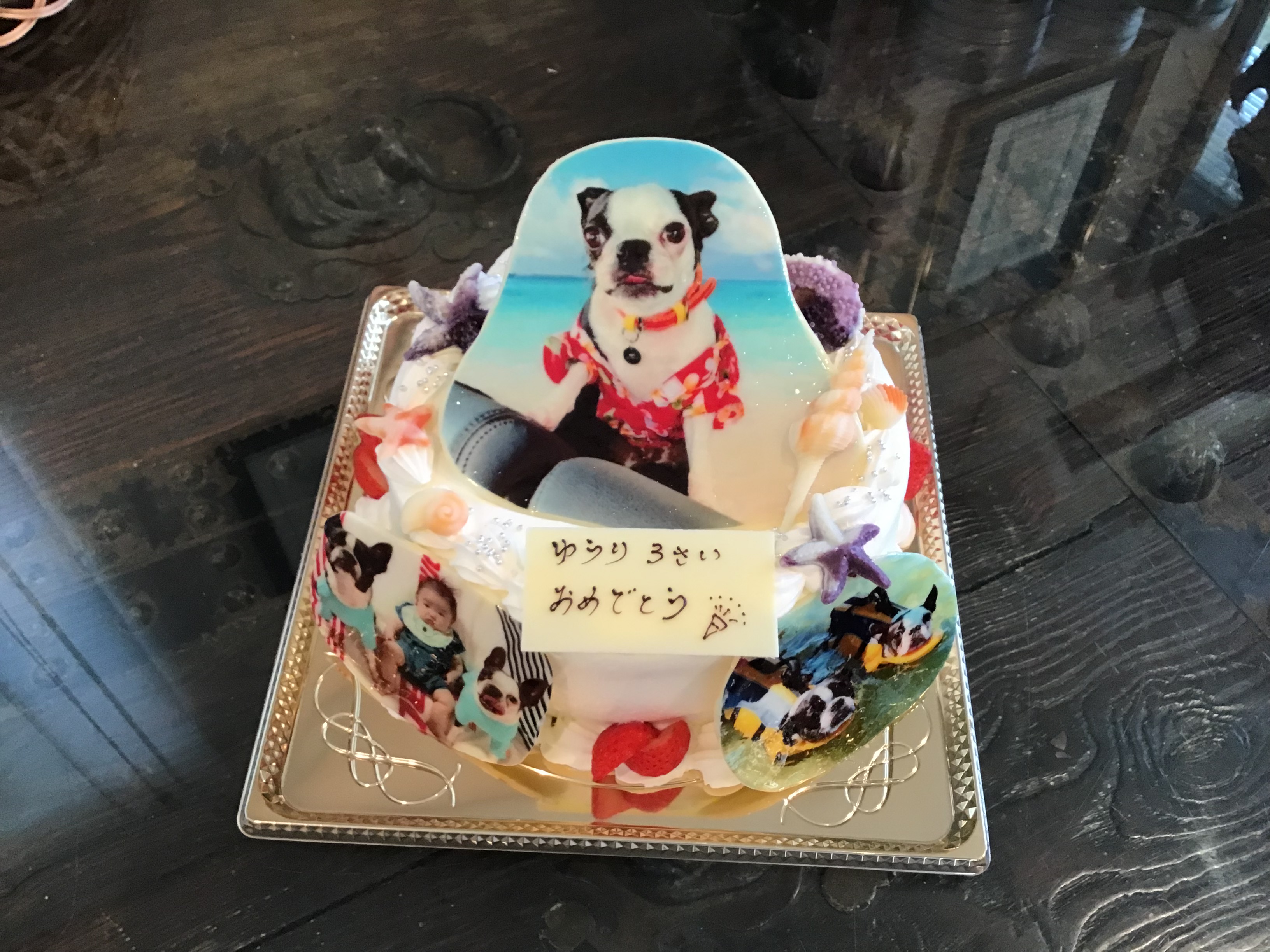 #香川県キャラケーキ #高松市キャラクターケーキ #パティスリーグレースキャラクターケーキ #イラストケーキ #プリントケーキ #犬ケーキ